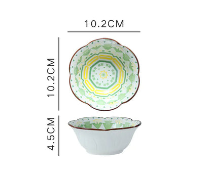 Underglaze Ceramic Sauce Dish for Household Use