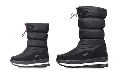 Kids' Warm Non-Slip Mid-Calf Snow Boots (Thickened)