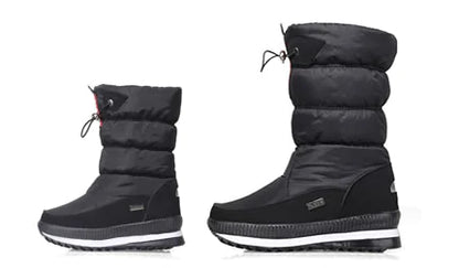 Kids' Warm Non-Slip Mid-Calf Snow Boots (Thickened)