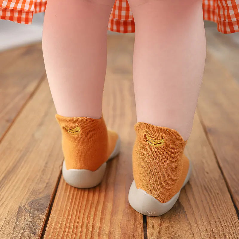 Autumn Baby Toddler Embroidery Non-slip Indoor Shoes