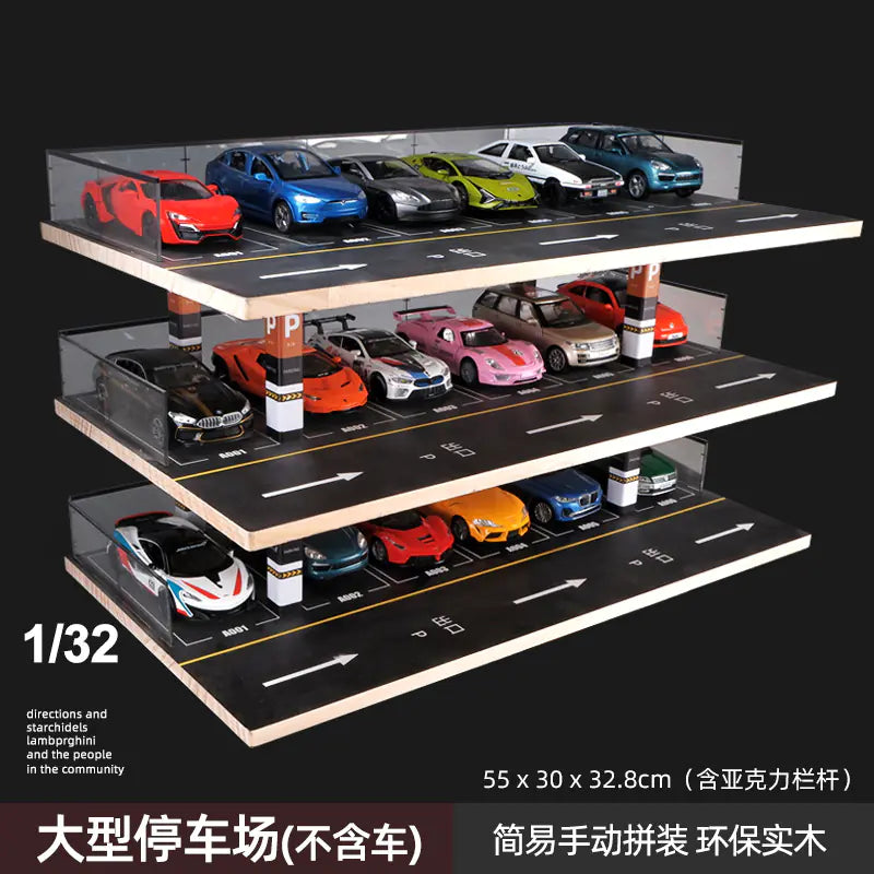 Large Realistic Parking Garage Model Display Rack