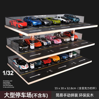 Large Realistic Parking Garage Model Display Rack
