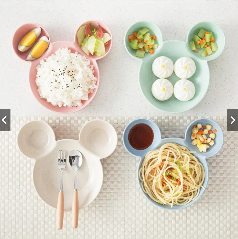 Mickey Mouse Kids Bowl and Snack Plate Tableware