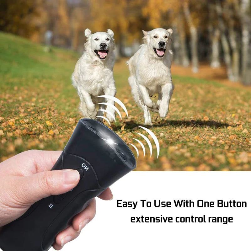 Three-in-One Ultrasonic Dog Barking Training Device