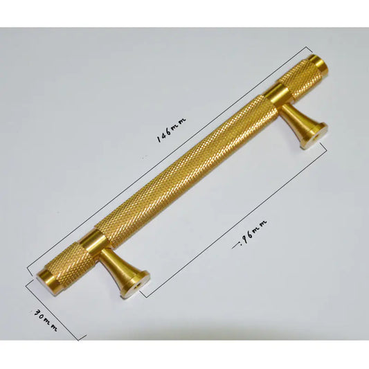 Modern Minimalist Brass Cabinet Door Handle by Coppersmith