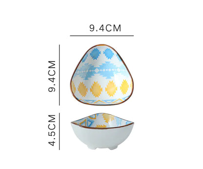 Underglaze Ceramic Sauce Dish for Household Use
