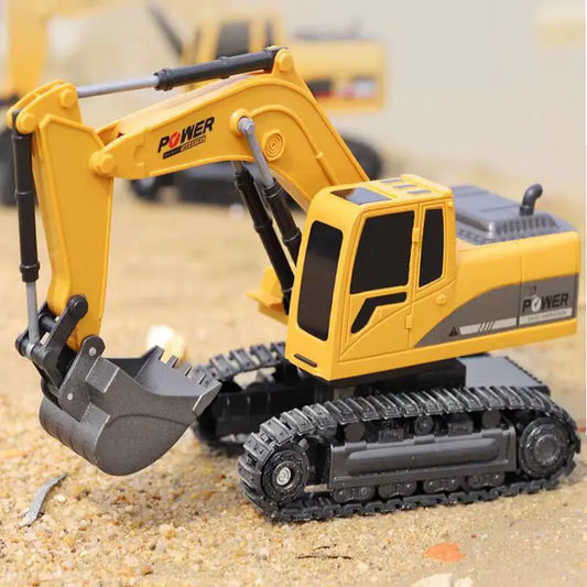 Alloy Remote Control Excavator Toy for Kids