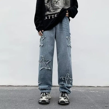 Youth Denim Fashion Pants with Wash Finish