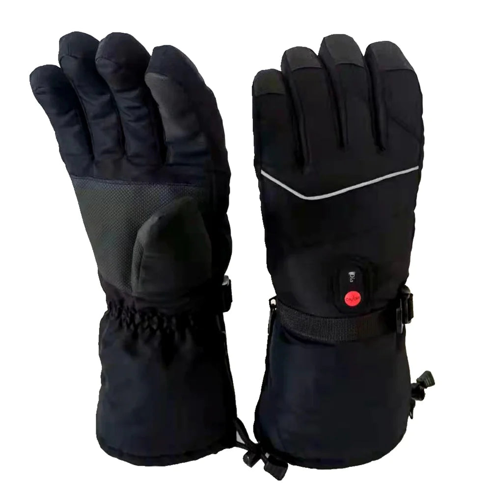 Outdoor AA Battery Heated Thick Ski Gloves