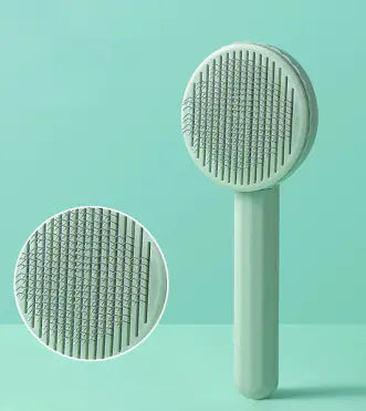 Pet Grooming Brush for Cats and Dogs (Automatic Fur Removal)