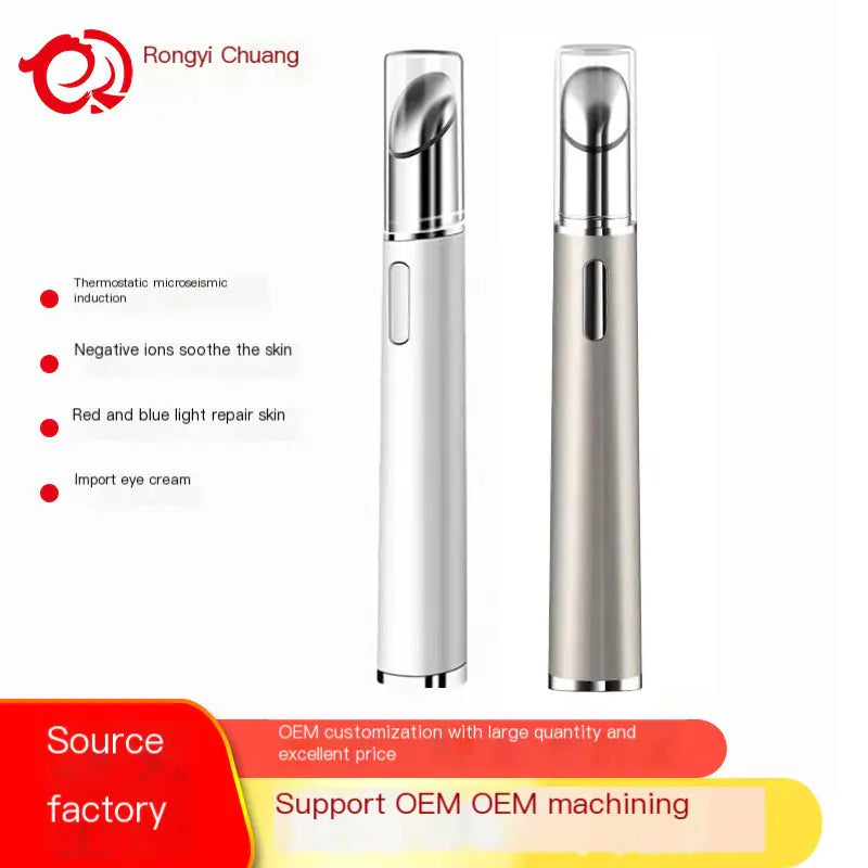 Eye Care Device with Heating Eye Cream Stick and LED