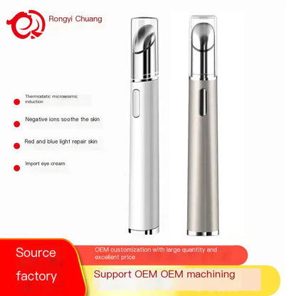 Eye Care Device with Heating Eye Cream Stick and LED