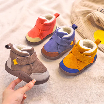 Plush Baby Snow Boots for Kids