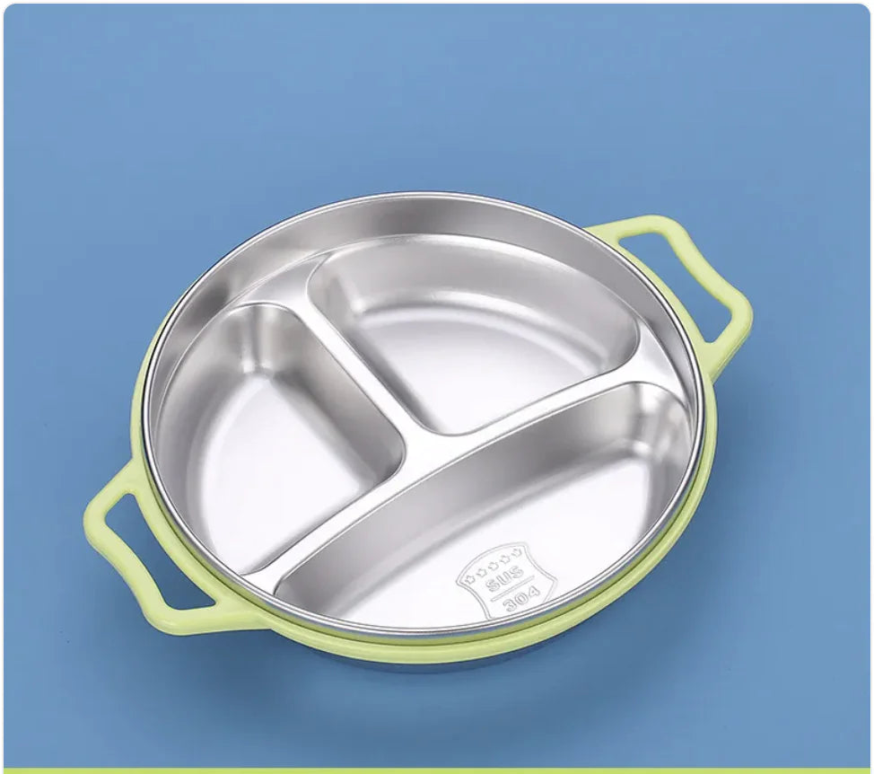 Deep Grid Kids Plate