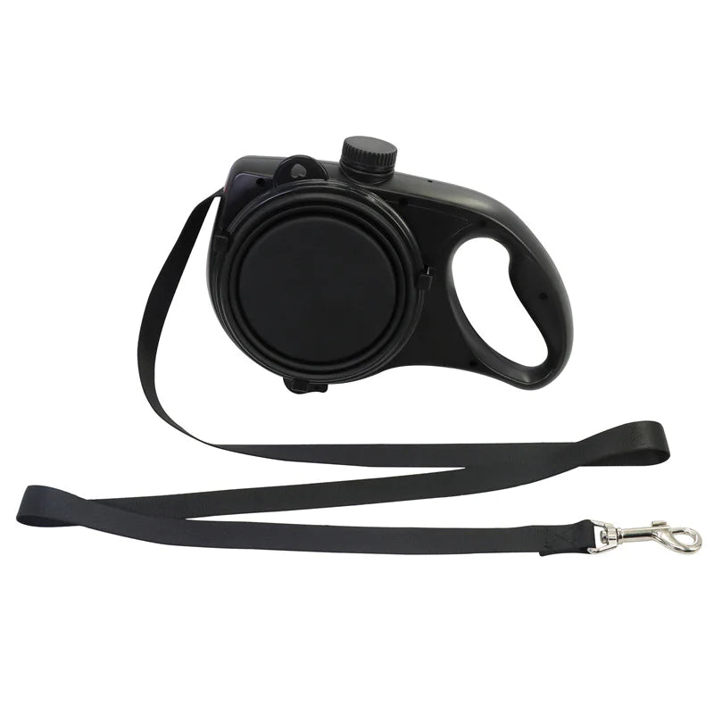 Pet Water Bottle with Leash for Cats & Dogs