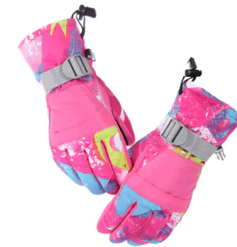 Thick Winter Touchscreen Waterproof Ski Gloves for Men