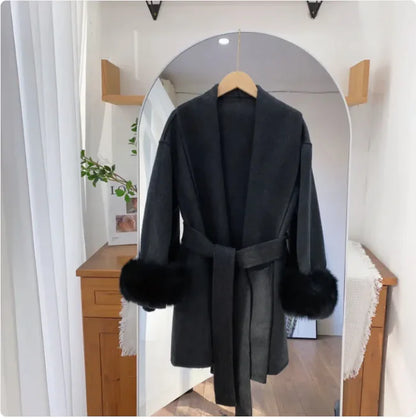 Double-Sided Wool Overcoat