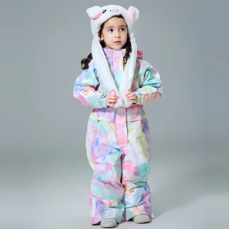 Children's One-Piece Ski Suit for Winter Fun