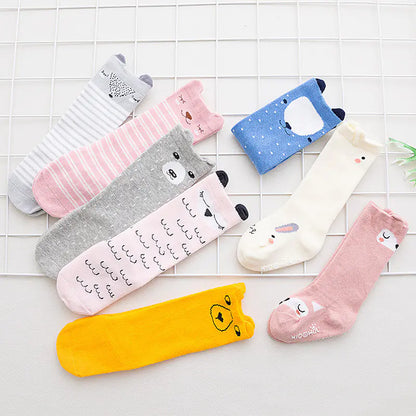 Anti-Slip Cartoon Baby Socks for 0-3 Years (Wholesale)