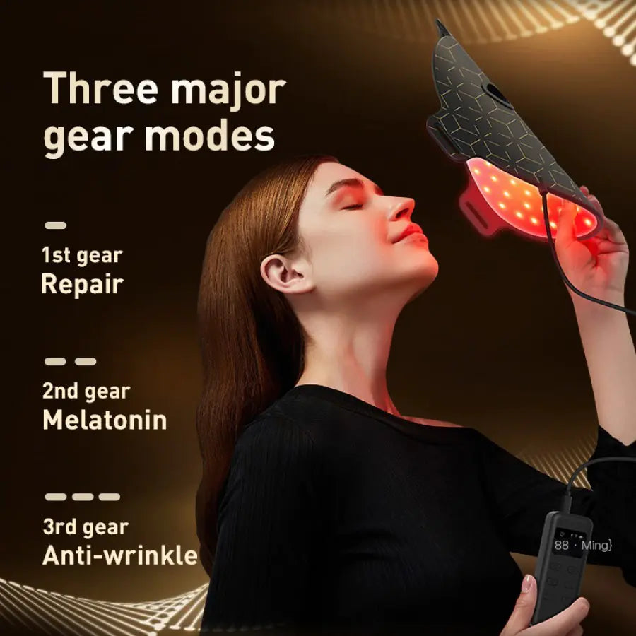 Portable Red Light Silicone LED Facial Mask