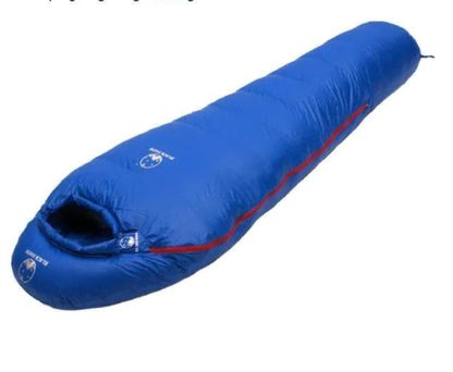 Goose Down Warm Sleeping Bag for Camping (Single)