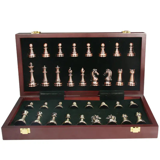 High-Quality Chess Set with Folding Board and Pieces
