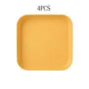 Versatile Plastic Plate for Enhanced Snacking Experience