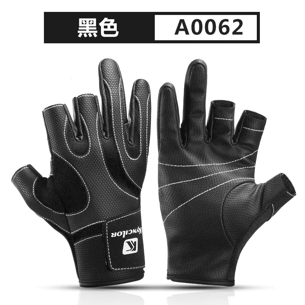 Winter Outdoor Three-Finger Fishing Gloves for Men and Women