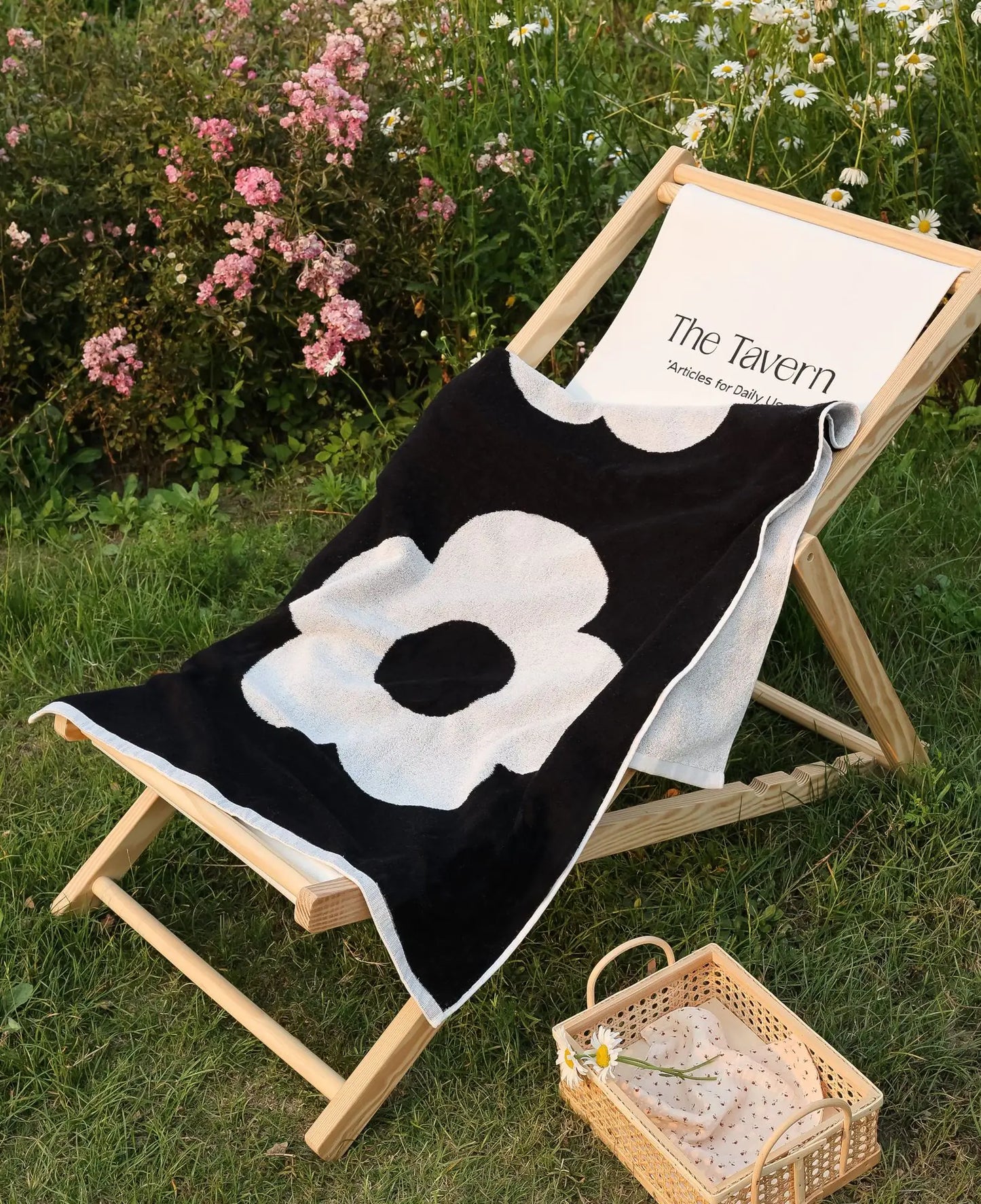 Soft Combed Cotton Flower Face Towel for Kids & Home