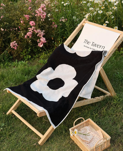 Soft Combed Cotton Flower Face Towel for Kids & Home