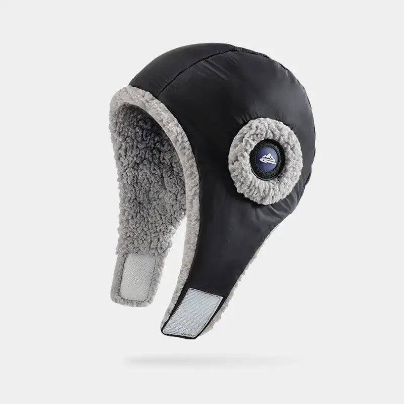 Thick Fleece Ski Hat with Ear Protection for Couples