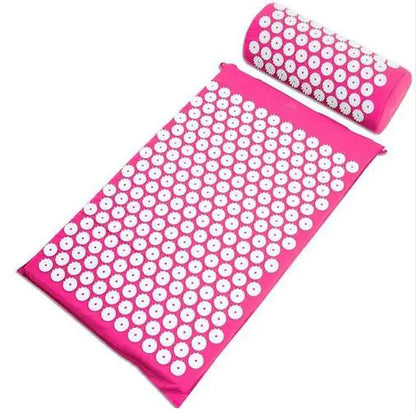 Acupuncture Massage Mat and Pillow Set with Yoga Mat
