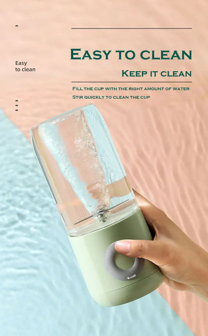 500ml Mini Juicer Blender - Portable USB Smoothie Maker