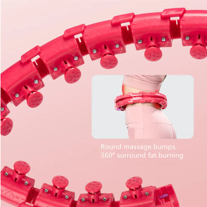 Adjustable Smart Hula Hoop – Weighted Fitness Ring