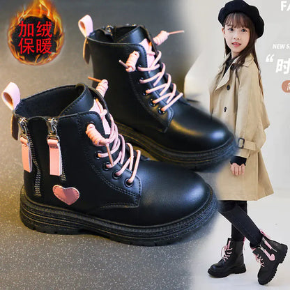 2023 Winter Girls' Martin Boots - Warm Cotton Short Boots