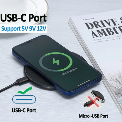 100W Wireless Charger Stand for iPhone and Samsung