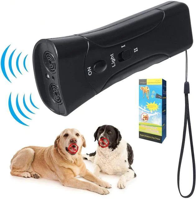 Three-in-One Ultrasonic Dog Barking Training Device