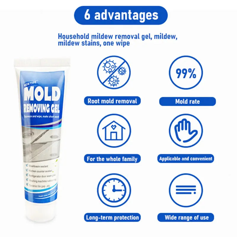 Mold Remover Gel for Ceramic Tiles - Cleaner Walls