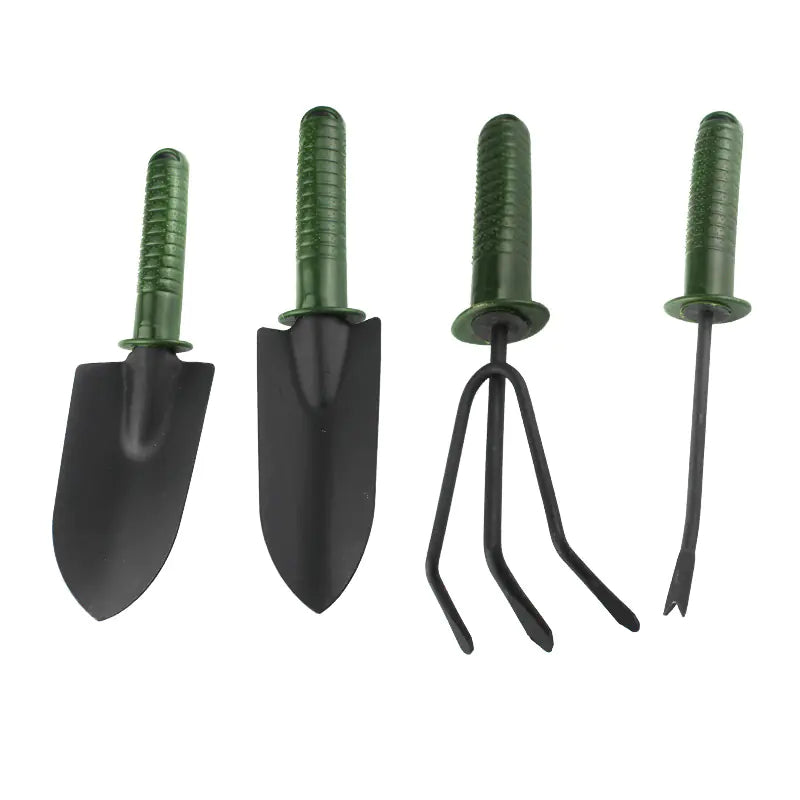 Gardening Tool Set with Plastic Handles (Four Pieces)