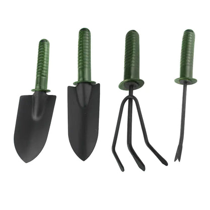 Gardening Tool Set with Plastic Handles (Four Pieces)