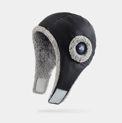 Thick Fleece Ski Hat with Ear Protection for Couples
