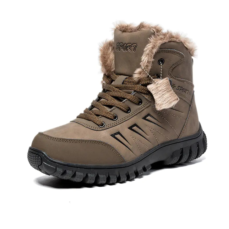 Men's Warm Snow Boots and Hiking Shoes