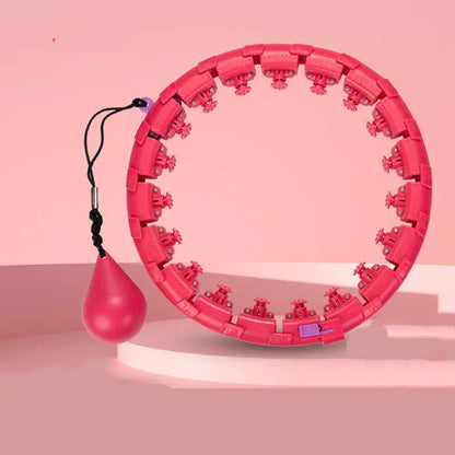 Adjustable Smart Hula Hoop – Weighted Fitness Ring