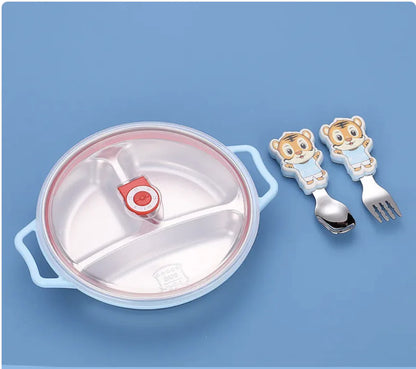 Deep Grid Kids Plate