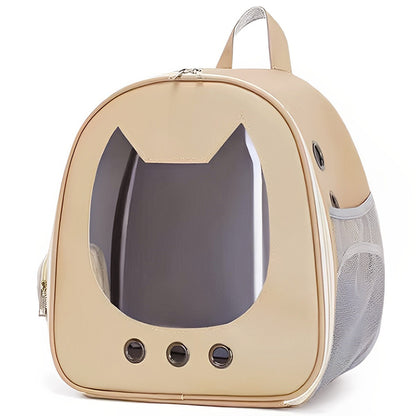 Portable Transparent Cat Carrier Backpack for Travel