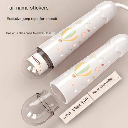 Customizable Speed Jump Rope with Transparent Handles
