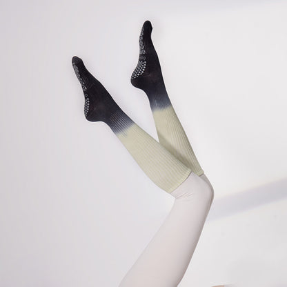 Women's Non-slip Long Pilates Workout Socks for Yoga