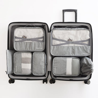 Waterproof Travel Tote Bag Set (7 Pieces)
