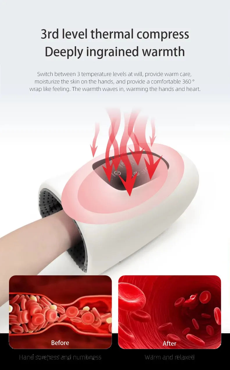 Portable Timing Multifunctional Hand Massager