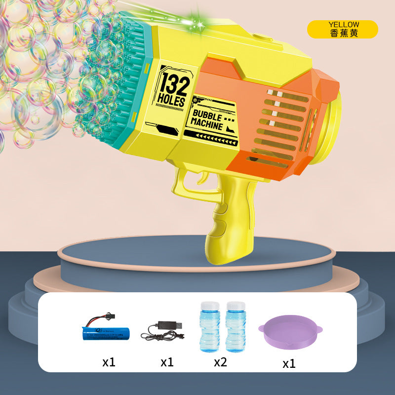 40-Hole Automatic Light-Up Bubble Machine for Outdoors
